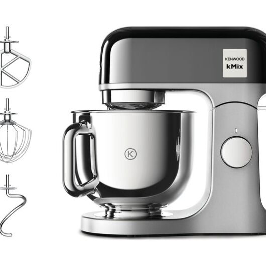 KENWOOD kMix KMX760BC Kitchen Machine - Black & Chrome