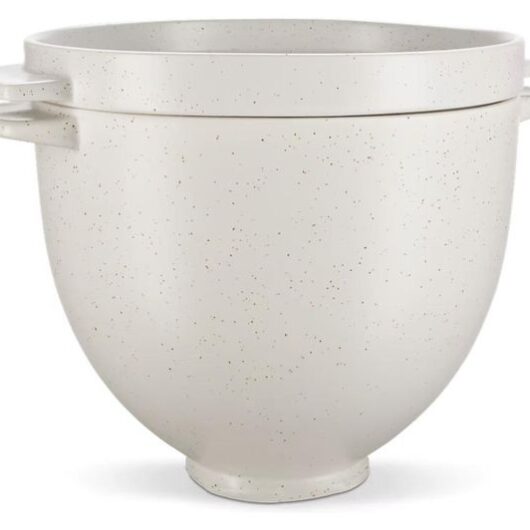 KITCHENAID Ceramic Mixing Bowl with Lid - Cream
