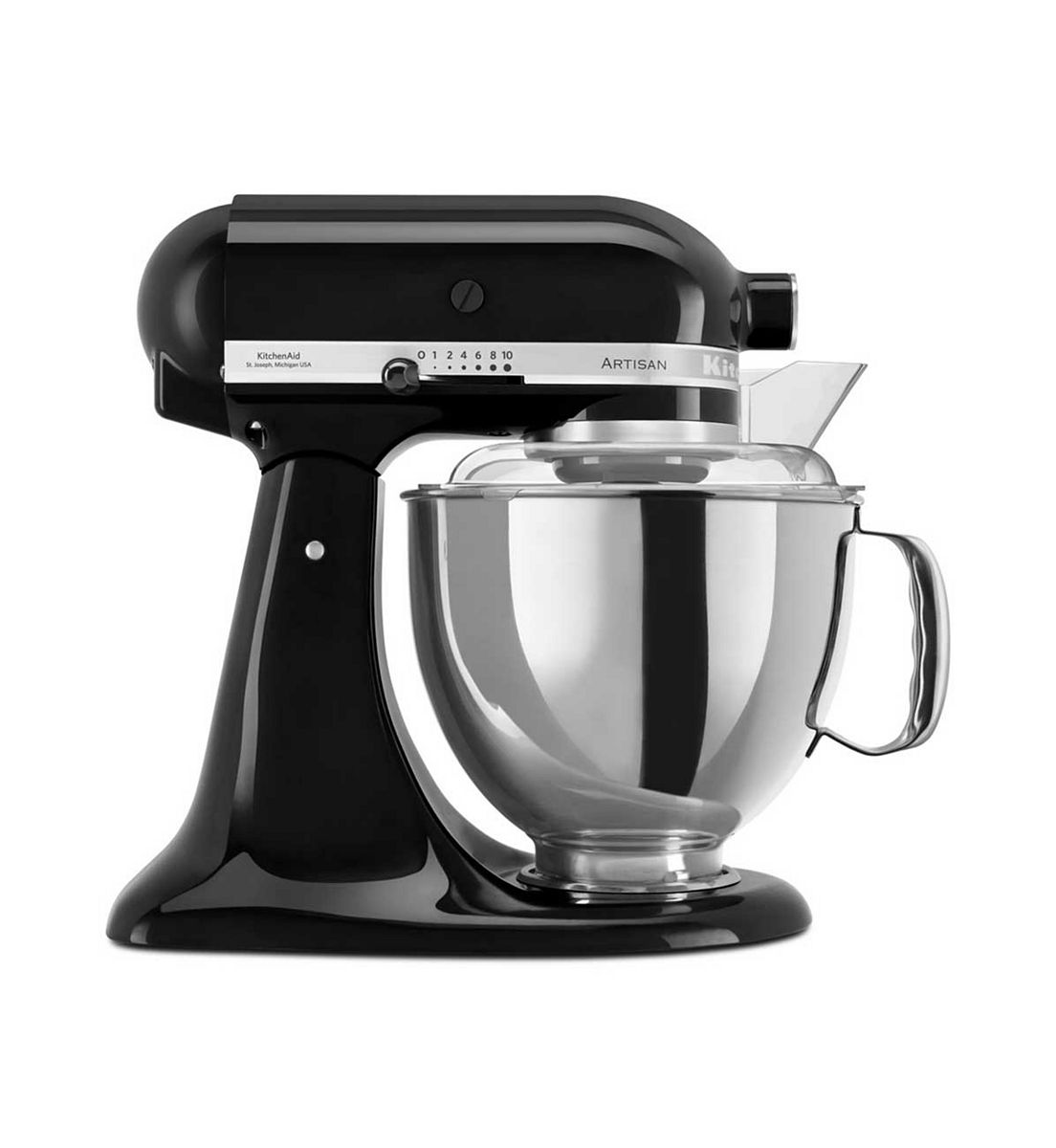 KitchenAid 175 Artisan 4.8L Stand Mixer Onyx Black