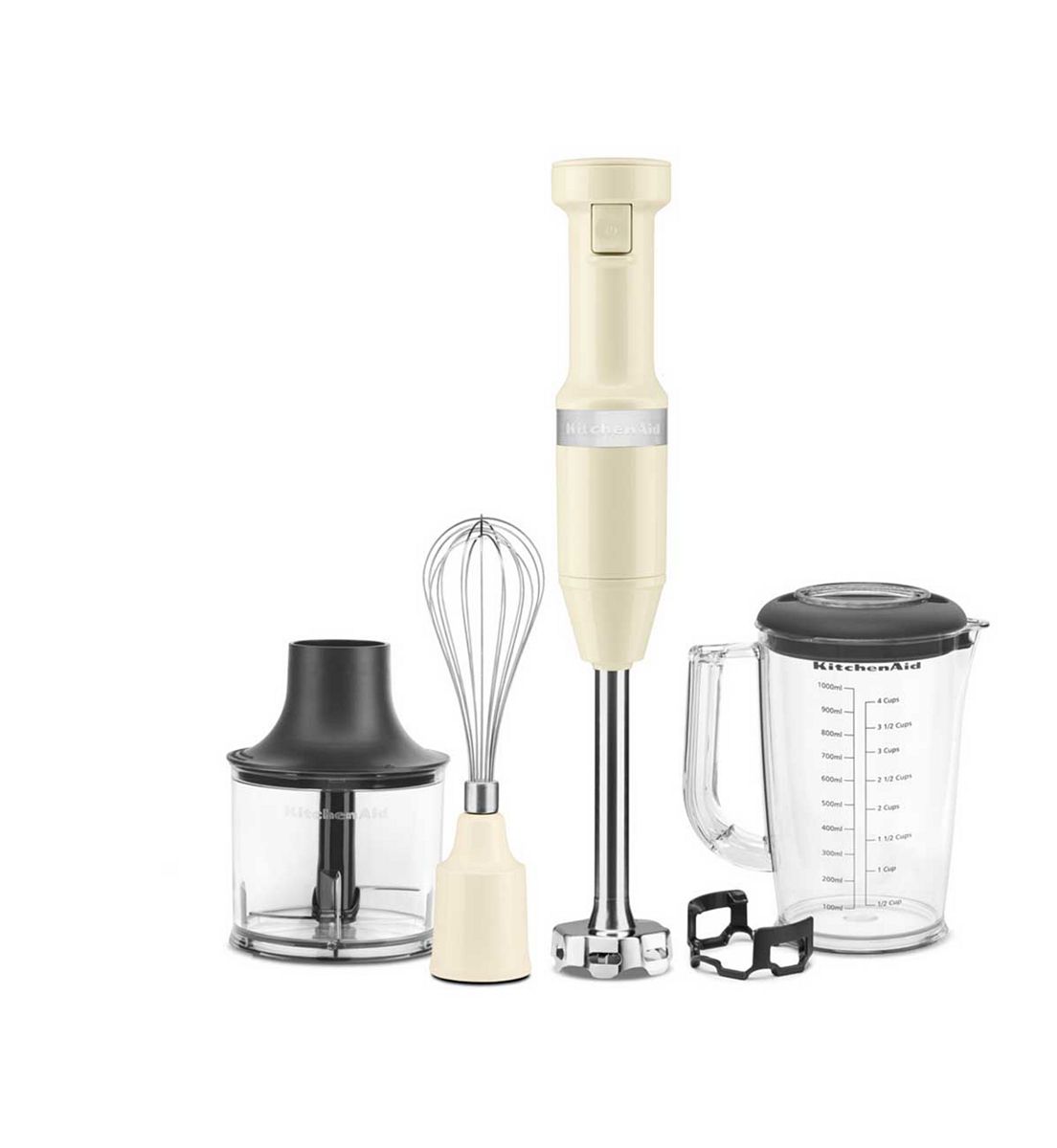 KitchenAid Hand Blender (Corded) + Accessories Almond Cream