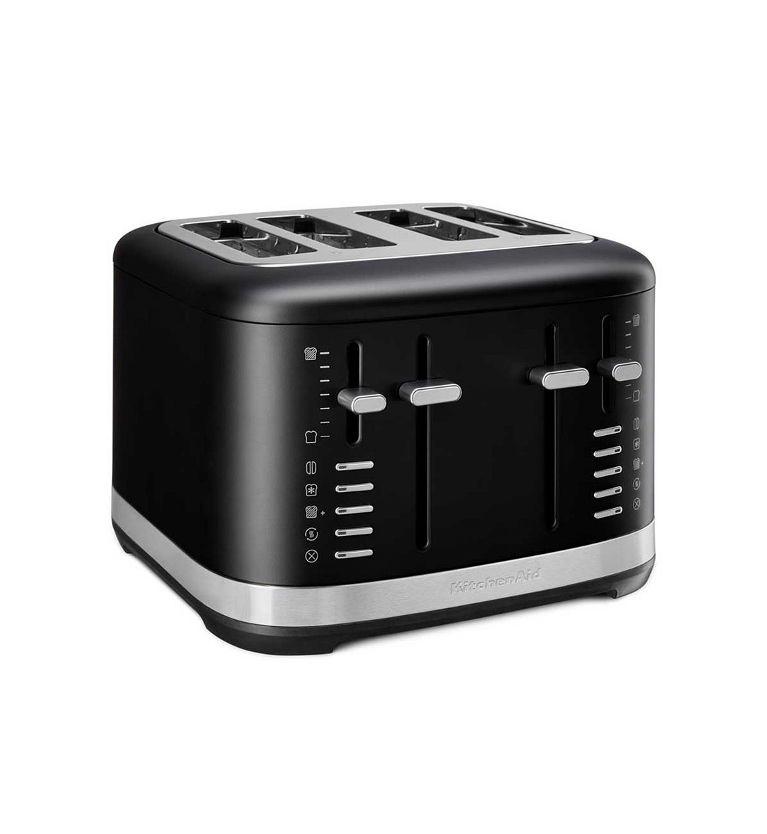 KitchenAid Manual Control 4 Slot Toaster Matte Black