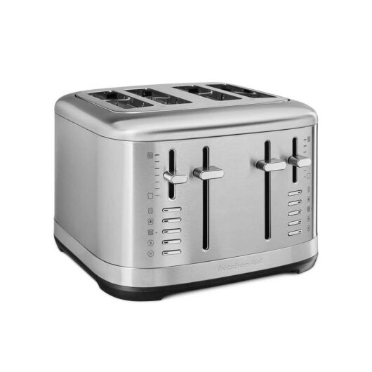 KitchenAid Manual Control 4 Slot Toaster Stainless Steel