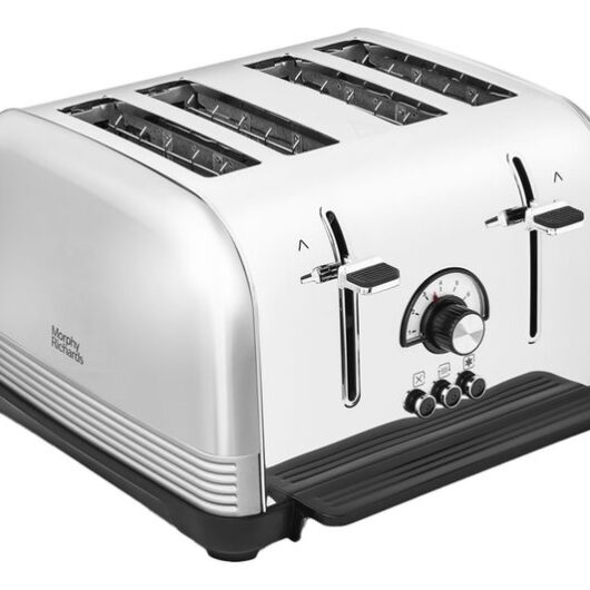 MORPHY RICHARDS Venture Retro 240333 4-Slice Toaster - Tungsten