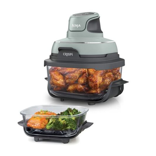 NINJA Crispi 4-in-1 Portable Glass Air Fryer - Sage Green