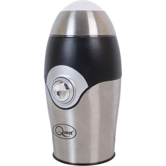 QUEST 34160 Electric Coffee Grinder - Black & Silver