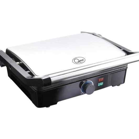 QUEST 34359 Health Grill - Silver & Black