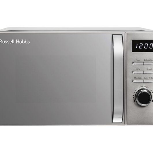 RUSSELL HOBBS Distinctions RHMD832T Compact Solo Microwave - Titanium