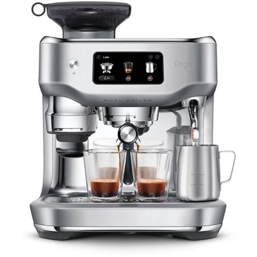 SAGE SES995 Oracle Dual Boiler Smart Bean to Cup Coffee Machine - Stainless Steel