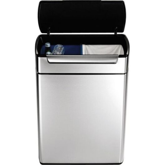 SIMPLEHUMAN CW2018 48-litre Rectangular Bin - Stainless Steel