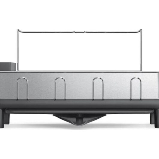 SIMPLEHUMAN KT1181 Steel Frame Dish Rack - Grey