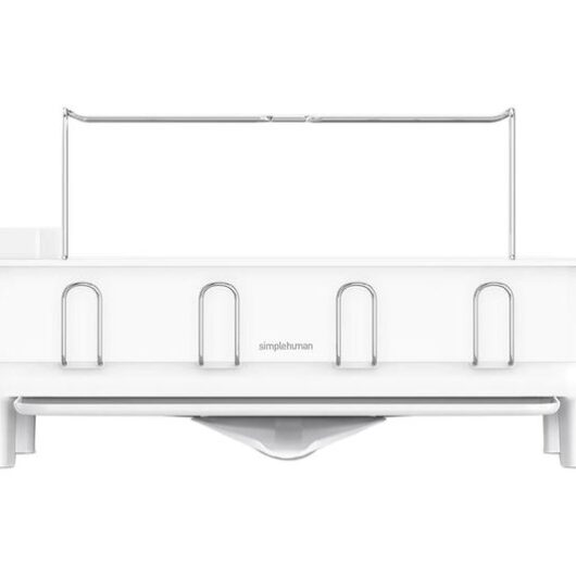 SIMPLEHUMAN KT1198 Steel Frame Dish Rack - White