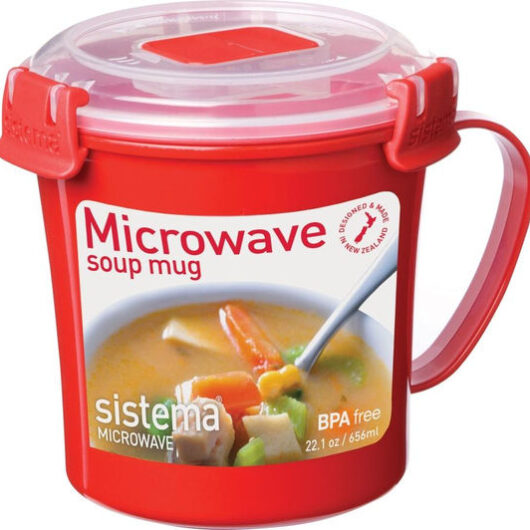 SISTEMA 656ml Microwave Soup Mug