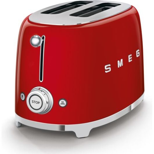 SMEG TSF01RDUK 2-Slice Toaster - Red