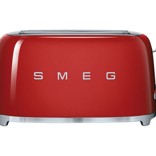 SMEG TSF02RDUK 4-Slice Toaster - Red