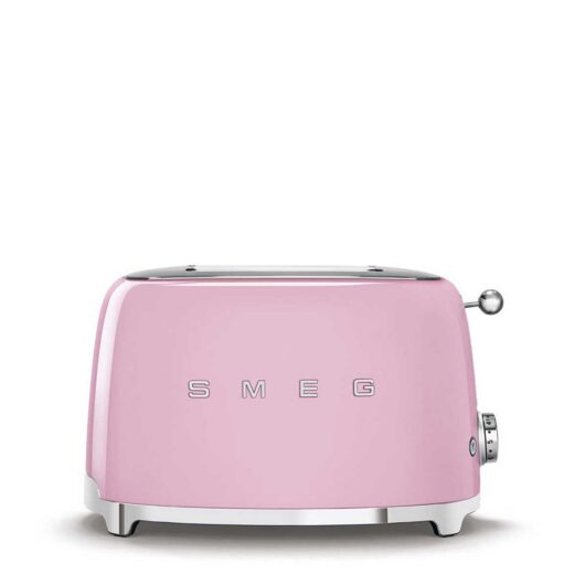 Smeg 2 Slice Toaster Pink