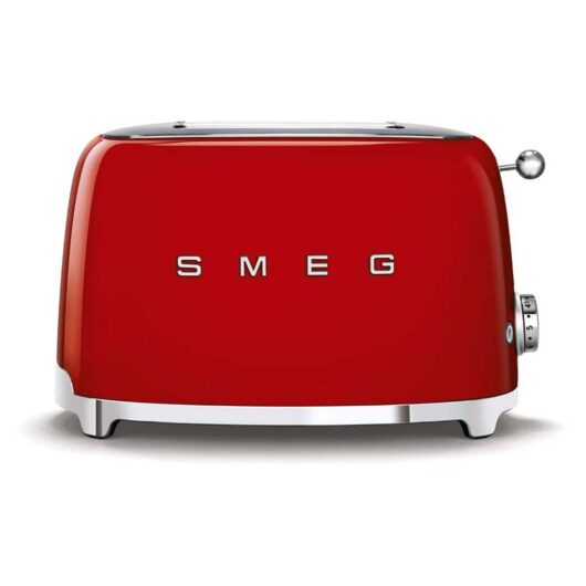 Smeg 2 Slice Toaster Red