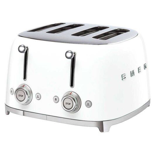 Smeg 4 Slice Toaster White