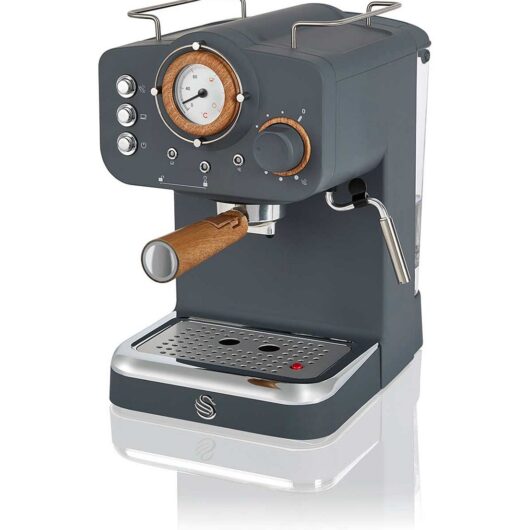 Swan Nordic Espresso Coffee Machine - Grey