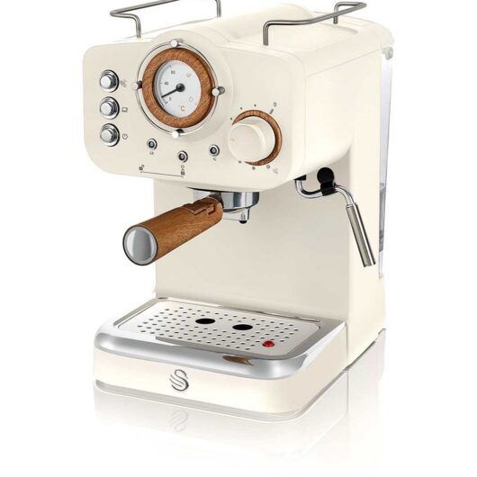 Swan Nordic Espresso Coffee Machine - White