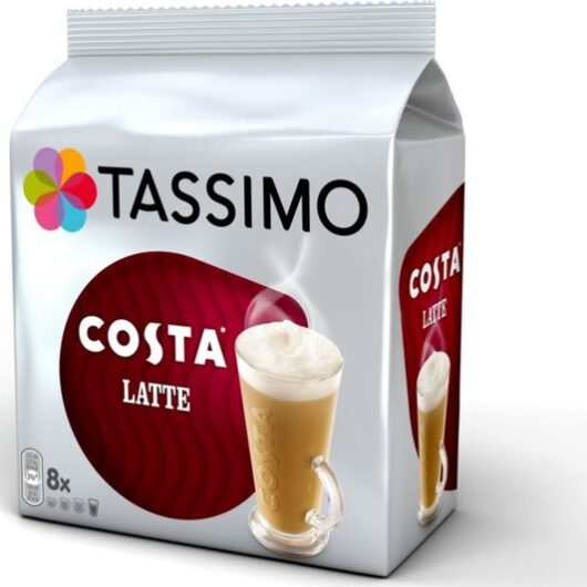 TASSIMO Costa Latte T Discs - Pack of 8