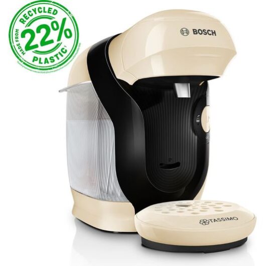TASSIMO by Bosch Style Friendly TAS117EGB Coffee Machine - Cream