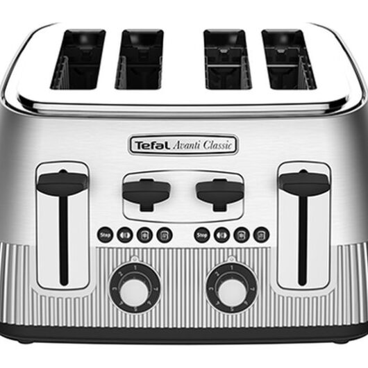 TEFAL Avanti Classic TT780E40 4-Slice Toaster - Silver