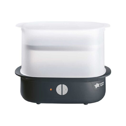 Tommee Tippee Black Supersteam Electric Steam Steriliser For Bottles 5-Min