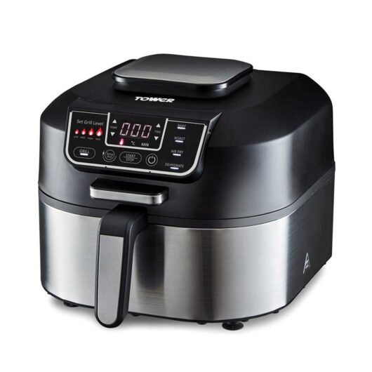 Tower 5 In 1 Smokeless Grill 5.6 Litre Black