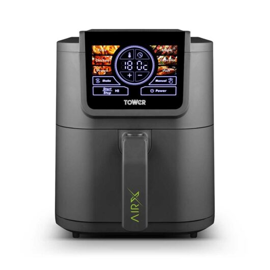 Tower Airx 5L Single Basket Air Fryer Digital Grey