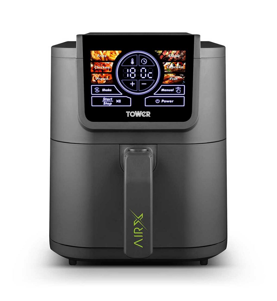 Tower Airx 8L Single Basket Airfryer 1700W Grey Digital