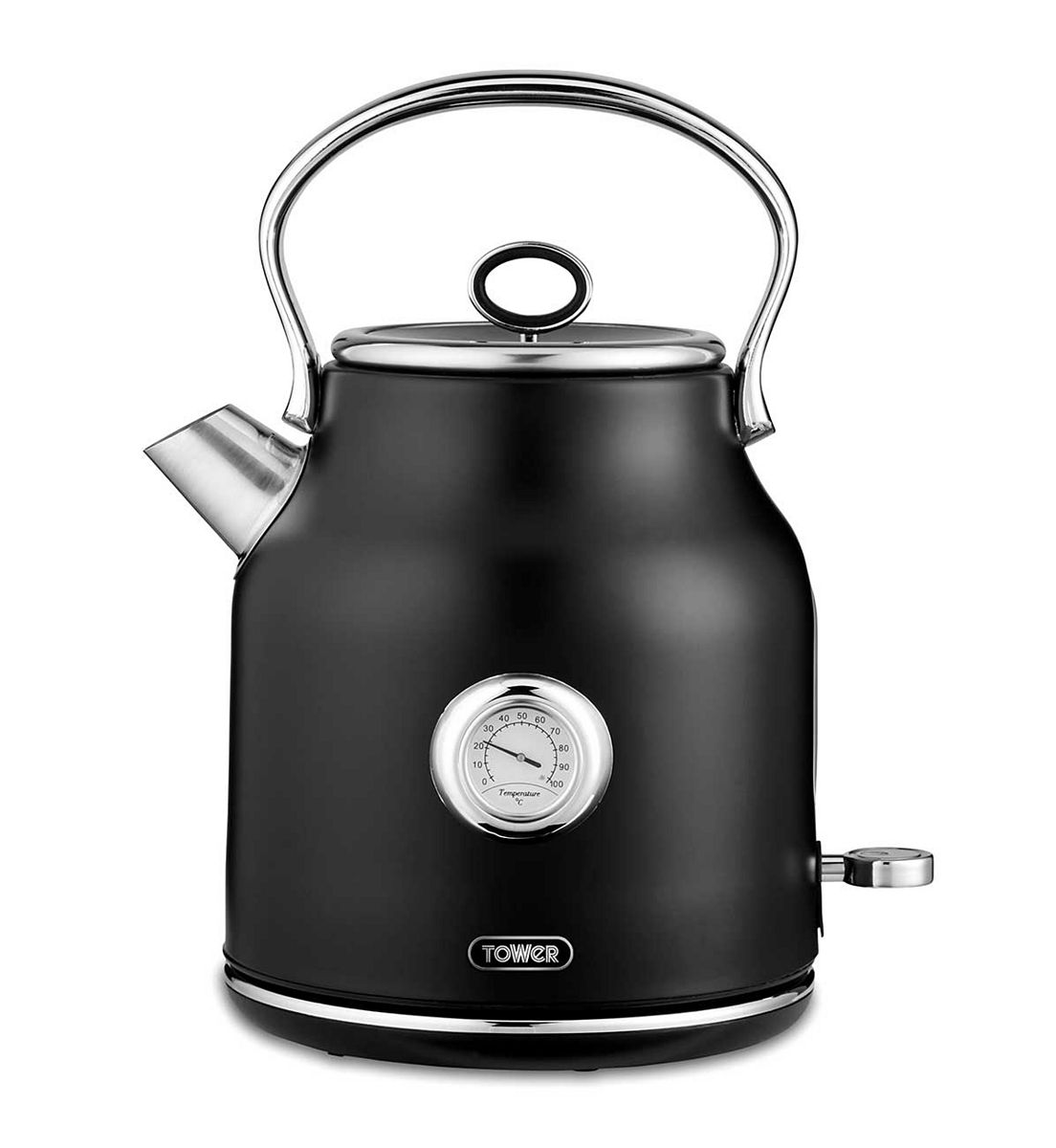 Tower Renaissance 1.7 Litre 3Kw Kettle Black