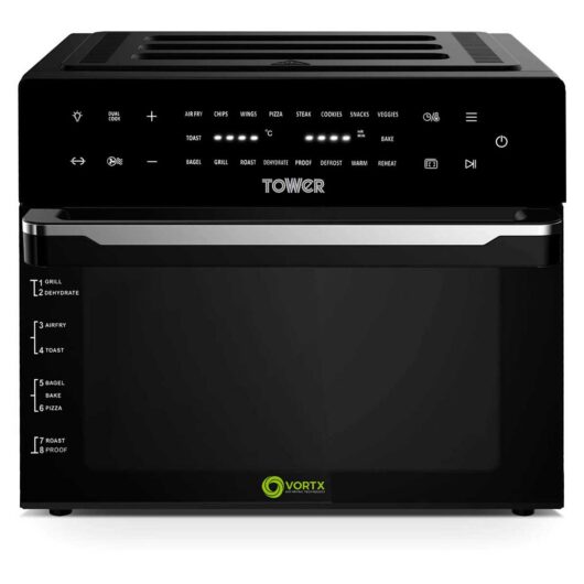 Tower Vortx 30L Air Fryer Oven Black Digital