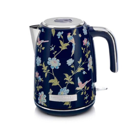 VQ Laura Ashley 1.7L Stainless Steel Kettle Jug Elveden Navy