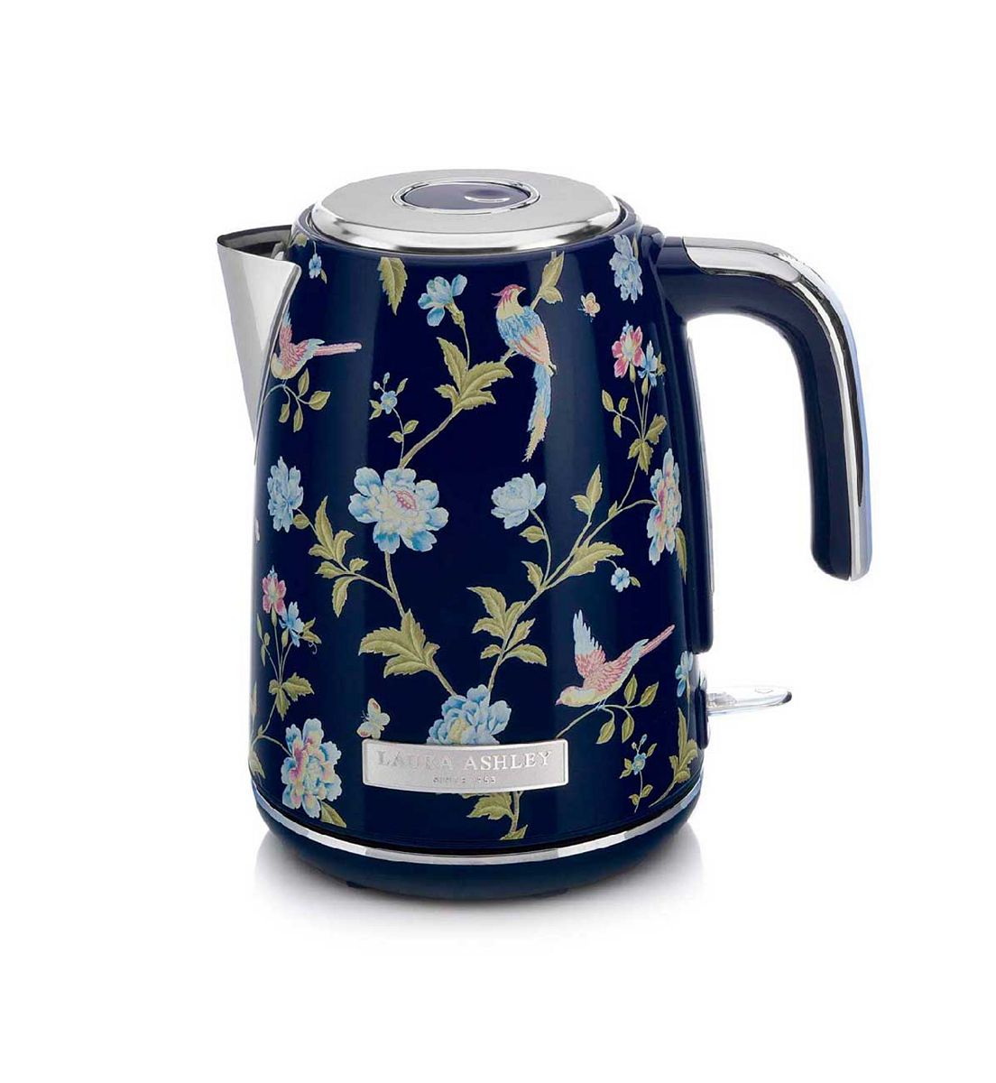 VQ Laura Ashley 1.7L Stainless Steel Kettle Jug Elveden Navy