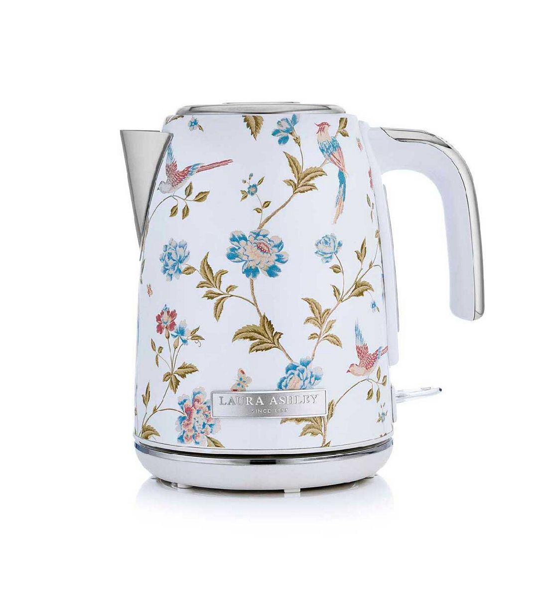 VQ Laura Ashley 1.7L Stainless Steel Kettle Jug Elveden White